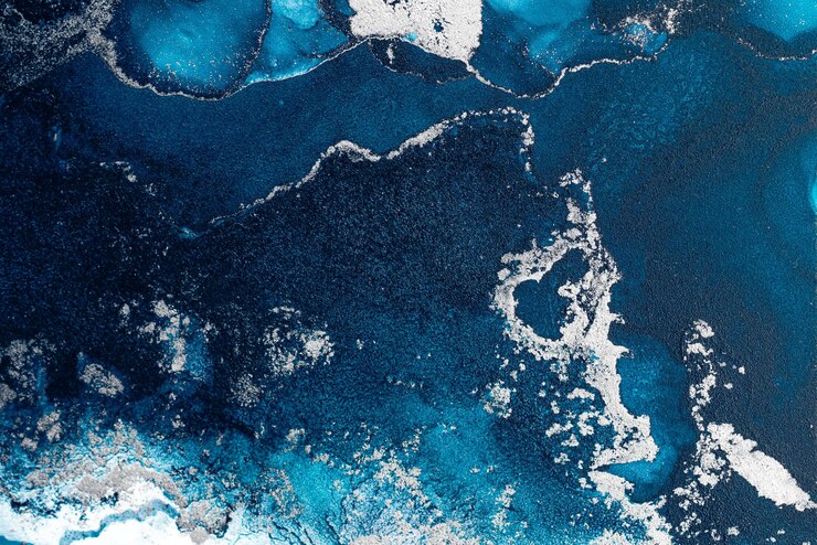 Photo peinture abstraite à l'encre de marbre à partir d'une peinture originale exquise pour un fond abstrait la peinture a été peinte sur une texture de papier de haute qualité pour créer un motif de fond de marbre lisse à l'encre d'alcool ombre