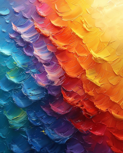 Photo une peinture abstraite inspirée par les couleurs de fond