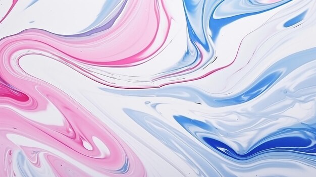 Peinture acrylique marbrée abstraite encre peinte vagues peinture texture colorée