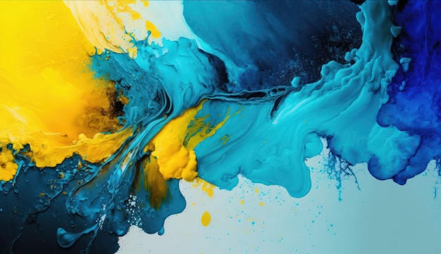 Peinture à l'aquarelle abstraite couleur de fond avec texture fluide liquide pour le fond