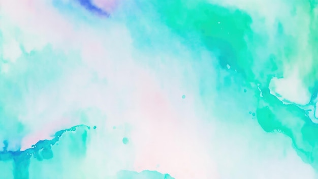 une peinture à l'aquarelle de l'eau le mot cité en bleu et vert