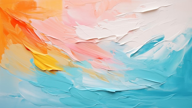 Peinture d'art multicolore colorée texture Peinture abstraite avec des couleurs vives