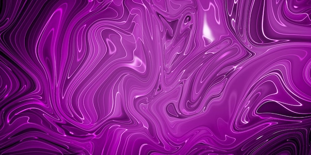 Peinture d'art violet liquide abstrait coloré avec des éclaboussures de couleur et peint l'art moderne