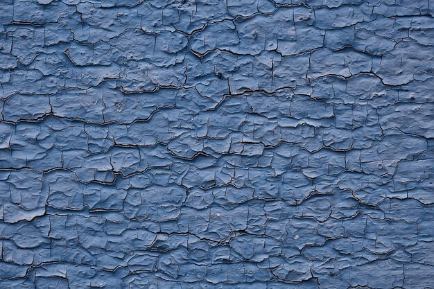 peinture bleue abstrait vintage, surface de pelage ancienne en bois