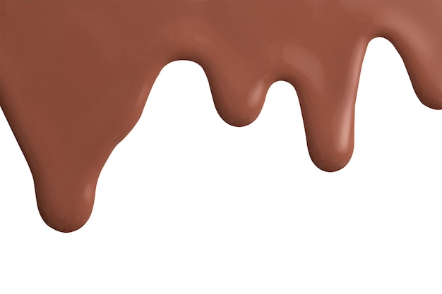 Peinture brune à gouttes élément png