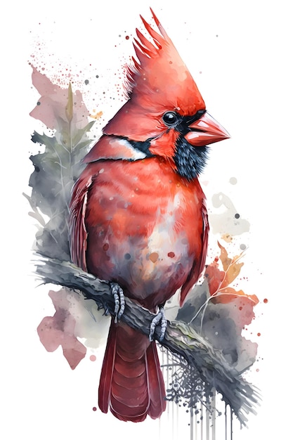 Une peinture d'un cardinal par personne