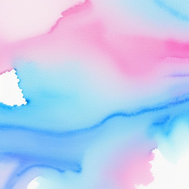 Photo une peinture colorée d'une aquarelle bleue rose et pourpre