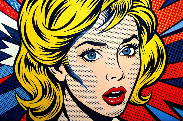 Photo une peinture d'une femme avec une chemise rouge dessus