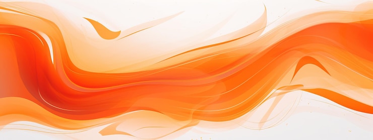 Photo une peinture d'une flamme avec des lignes orange et jaunes