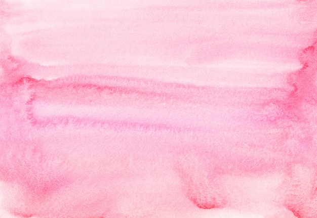 Peinture de fond rose clair aquarelle. Superposition de texture liquide aquarelle pastel fuchsia.