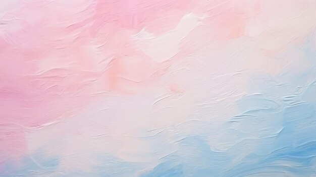 Peinture à l'huile et à l'acrylique peinture sur toile peinture murale texture abstraite couleur rose bleue couleur blanche tache