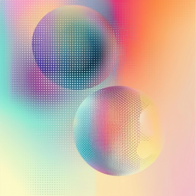 Peinture à l'huile à l'aquarelle fond coloré