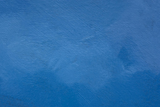 Peinture à l'huile de fond bleu Gros plan de beaux coups de pinceau