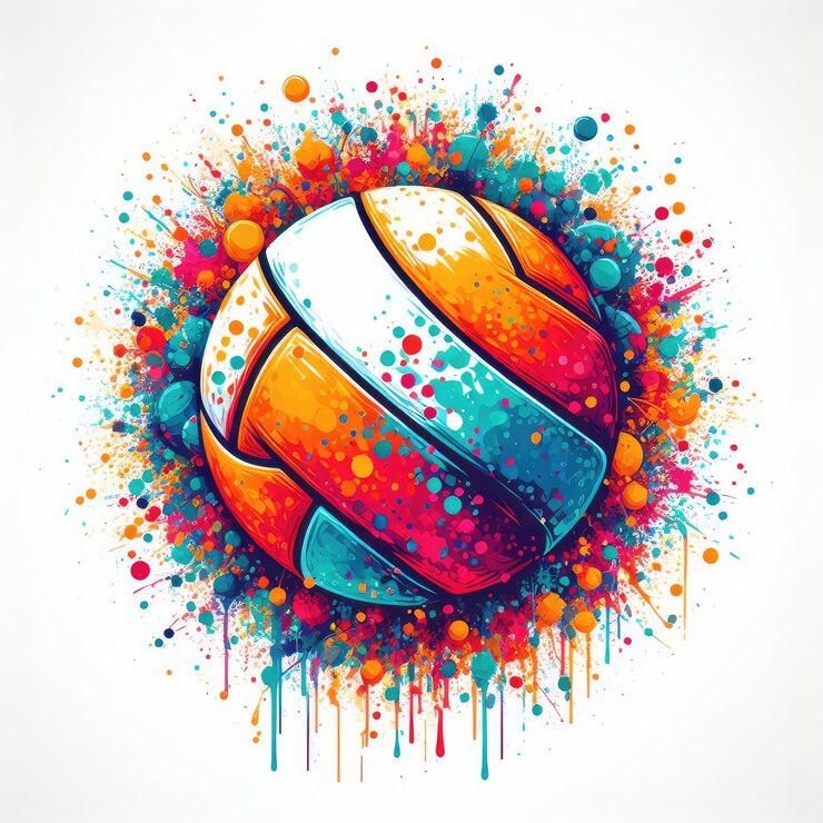 Photo une peinture d'un joueur de football