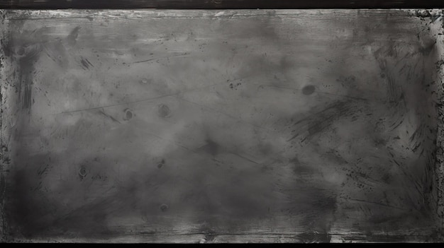 Une peinture en noir et gris sur un fond noir avec une image en noir et blanc.