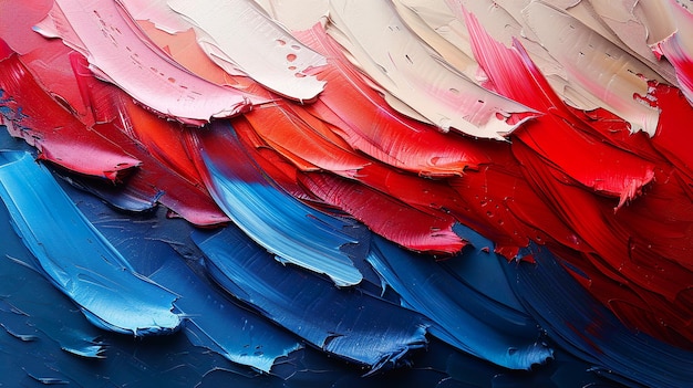 peinture à pinceau des couleurs des plumes