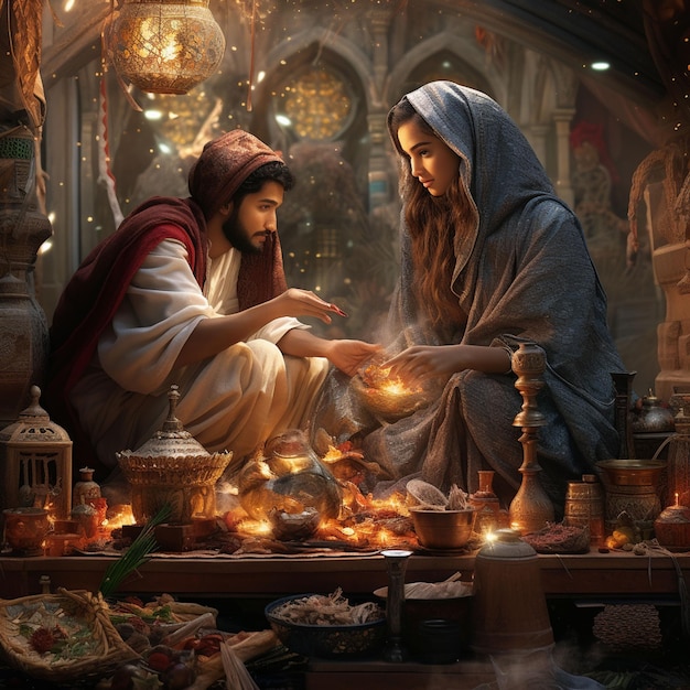 La peinture de Ramadan Kareem