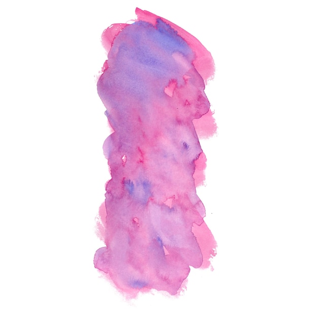 Une peinture rose et bleue avec une peinture violette et bleue qui s'appelle une tache.