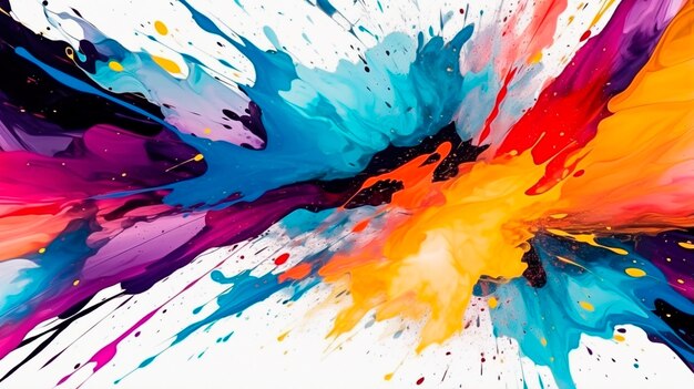 peinture splash abstrait fond coloré texture fond couleur art design