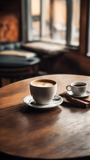 Peinture d'une tasse de café