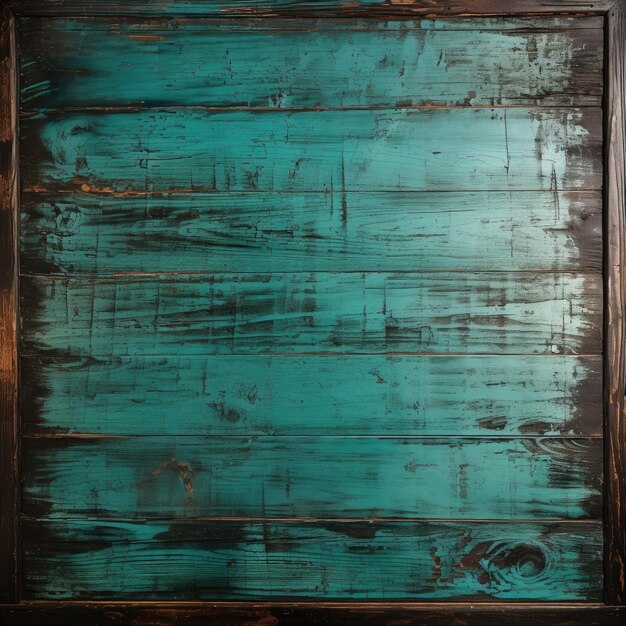 Peinture de texture abstraite avec fond turquoise oxydé