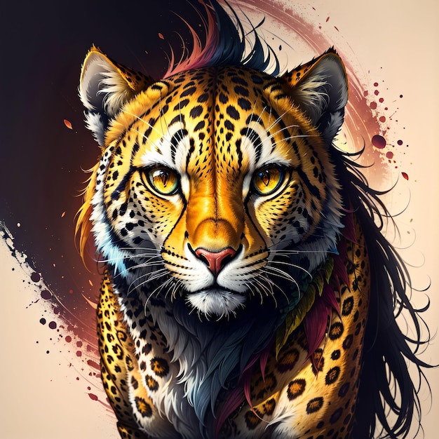 peinture de tigre