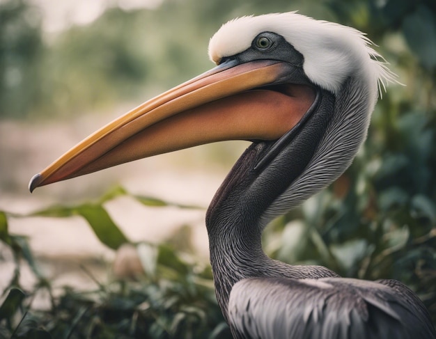 Un pélican dans la jungle