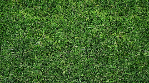 Photo une pelouse verte avec un fond d'herbe