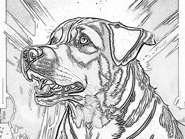 Photo pencil_sketch_dog_04