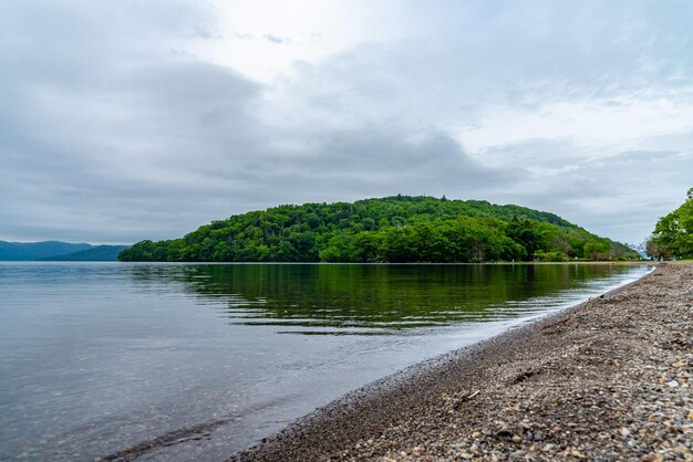 Péninsule de Wakoto dans le côté sud du lac Kussharo Parc national Akan Mashu Hokkaido Japon