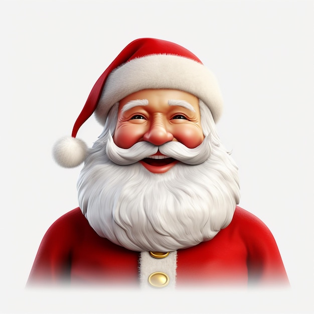 un Père Noël est représenté dans une image