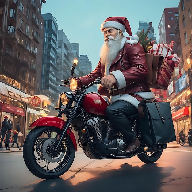 Photos Pere Noel Biker, 67 000+ photos de haute qualité gratuites