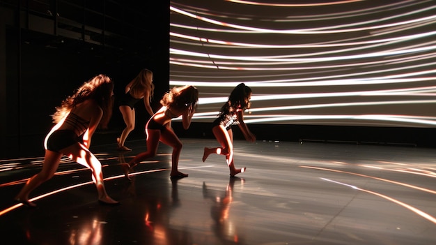 Une performance de danse dynamique