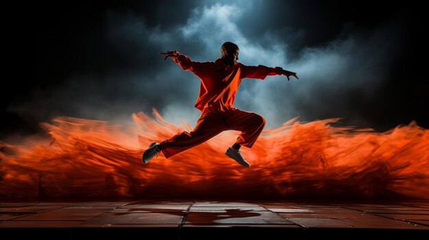 Une performance de danse énergique