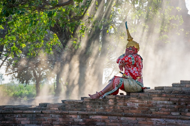 Performance de danse traditionnelle Khon Thai