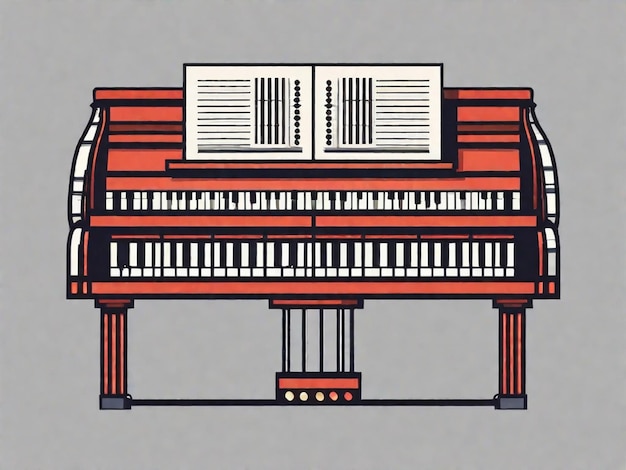 Performance de musique d'orgue sophistiquée