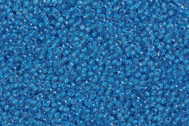 Perles bleu clair de haute qualité. Salut res photo.