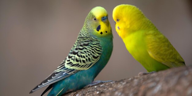 Le perruche, un compagnon coloré et joueur