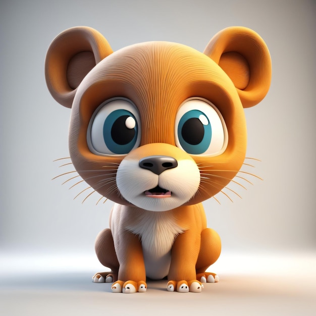 personnage animal pour l'animation 3d