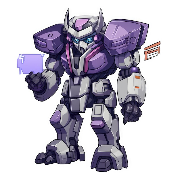 Personnage de dessin animé Megatron Transformers, IA générative