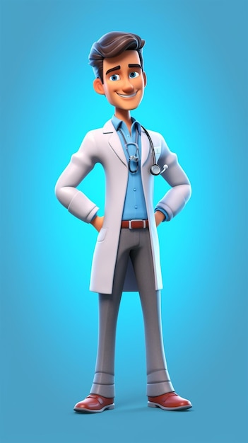 Un personnage du docteur du jeu