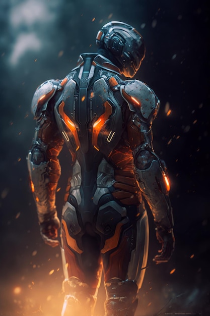 Un personnage du film cyborg.