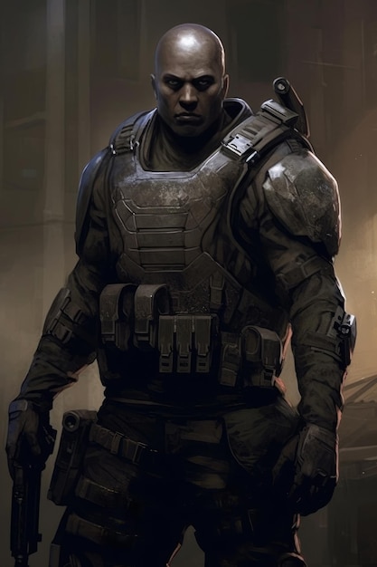 Un personnage du jeu call of duty.