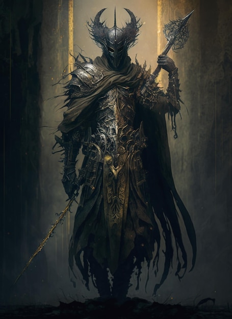 Un personnage du jeu dark souls