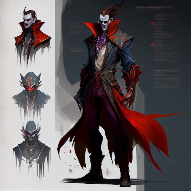 Un personnage du jeu dracula