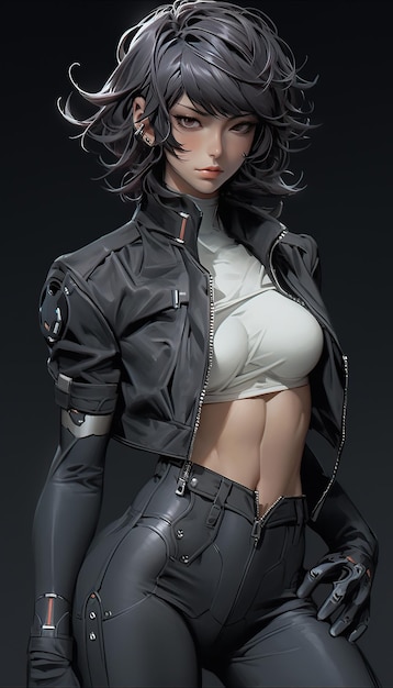 Un personnage du jeu ghost in the shell