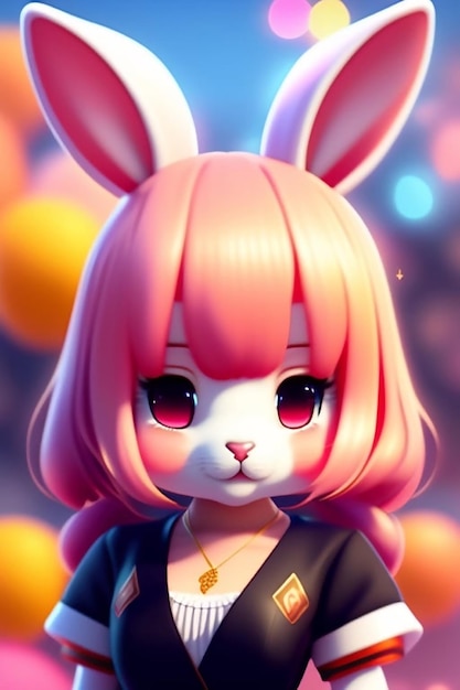 Un personnage du jeu lapin