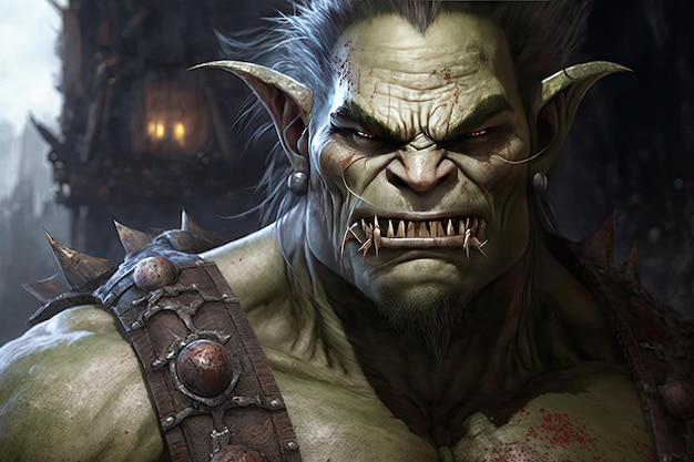 Un personnage du jeu orc