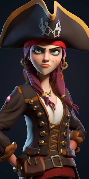 Un personnage du jeu pirate