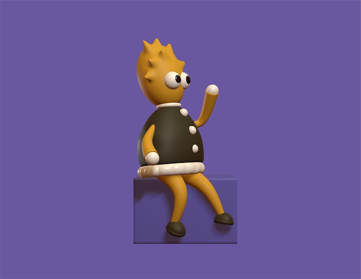 Photo personnage effrayant halloween 3d pour un événement halloween effrayant